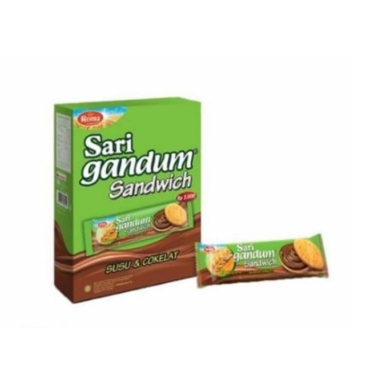 

Roma Sari Gandum Sandwich Coklat Cokelat Box Isi 12 x 39gr 39 gr