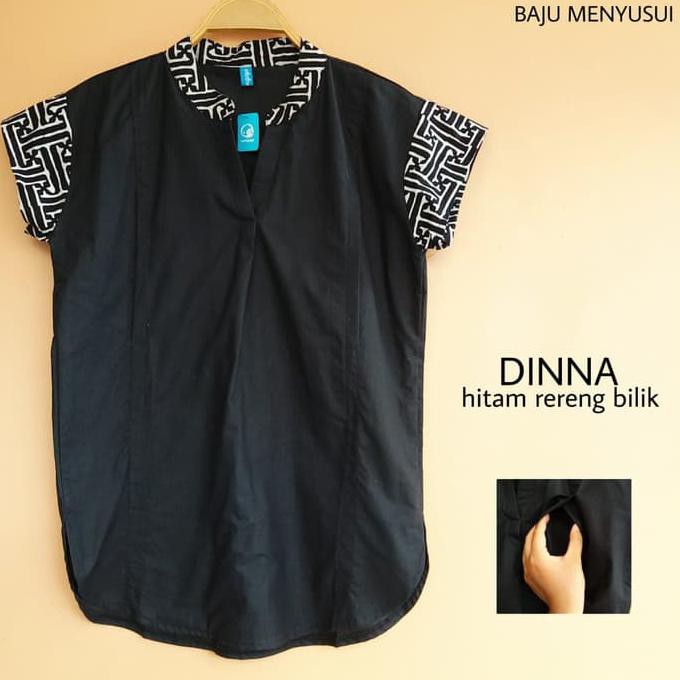 BLOUSE WANITA  MAMIGAYA NURSING WEAR - DINNA | BAJU MENYUSUI |ATASAN MENYUSUI {PRODUK TERBARU}
