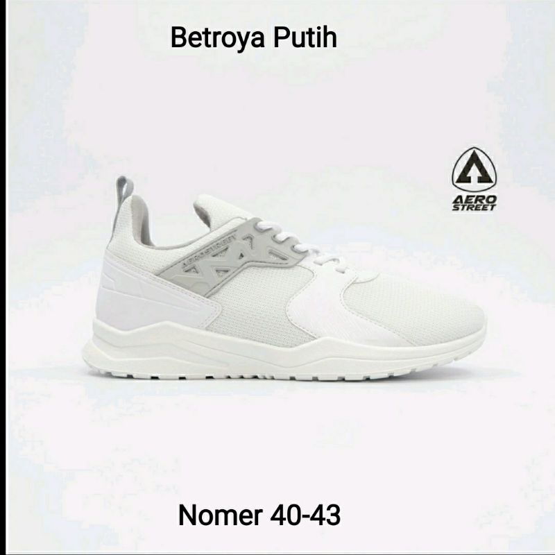 Aerostreet 37-40 Lemon Biru Pink - Sepatu Sneakers Casual Sport Sekolah Pria Wanita Aero Street