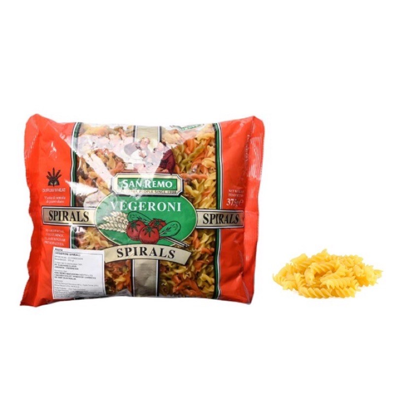 San Remo Pasta Vegeroni 3 color 375gr