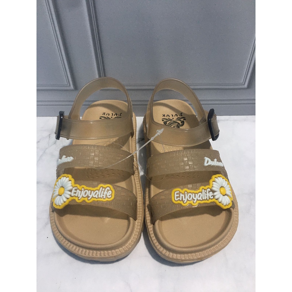 DX-323E-GN Sandal Gunung Anak Perempuan Motif Bunga Merek Dulux Size 20-25