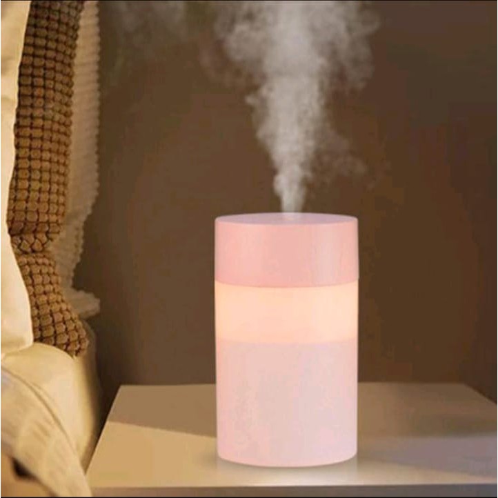 Diffuser Aromatheraphy humidifier 260 ML  - 360 ML with 7 colour LED Light - Pelelmbab Ruangan