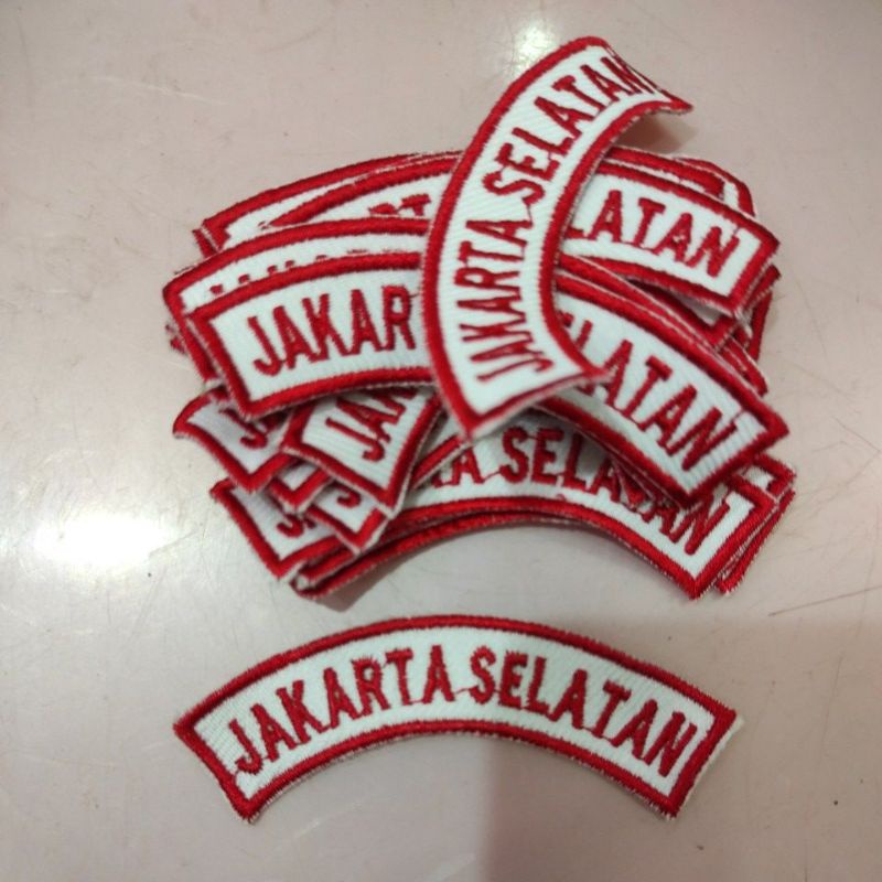 Bet /Badge Bordir Sekolah  Jakarta ID dan Kepulauan Seribu