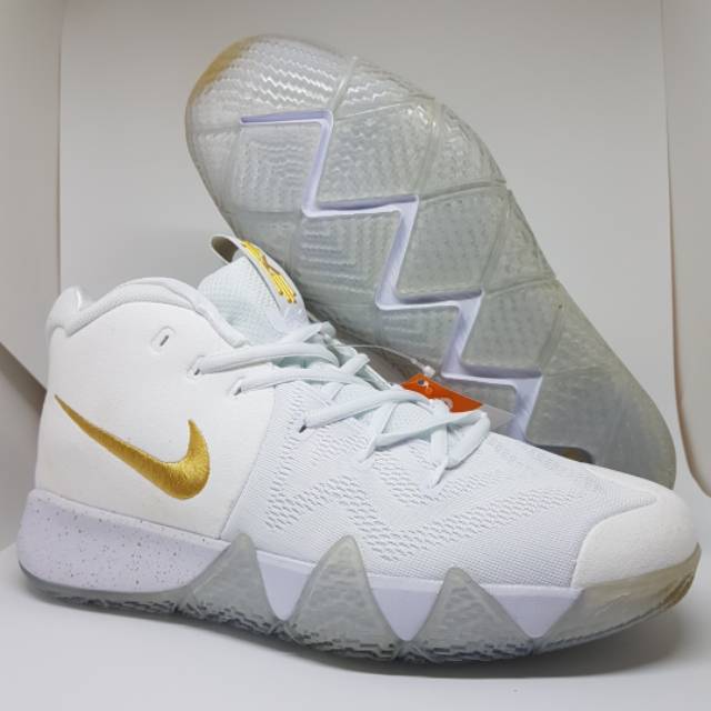 kyrie 4 white gold