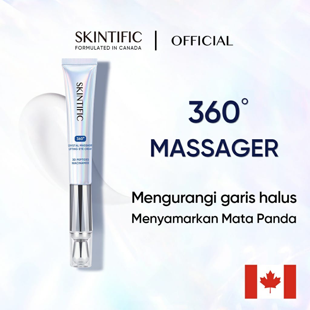 SKINTIFIC CRYSTAL MASSAGER LIFTING EYE CREAM