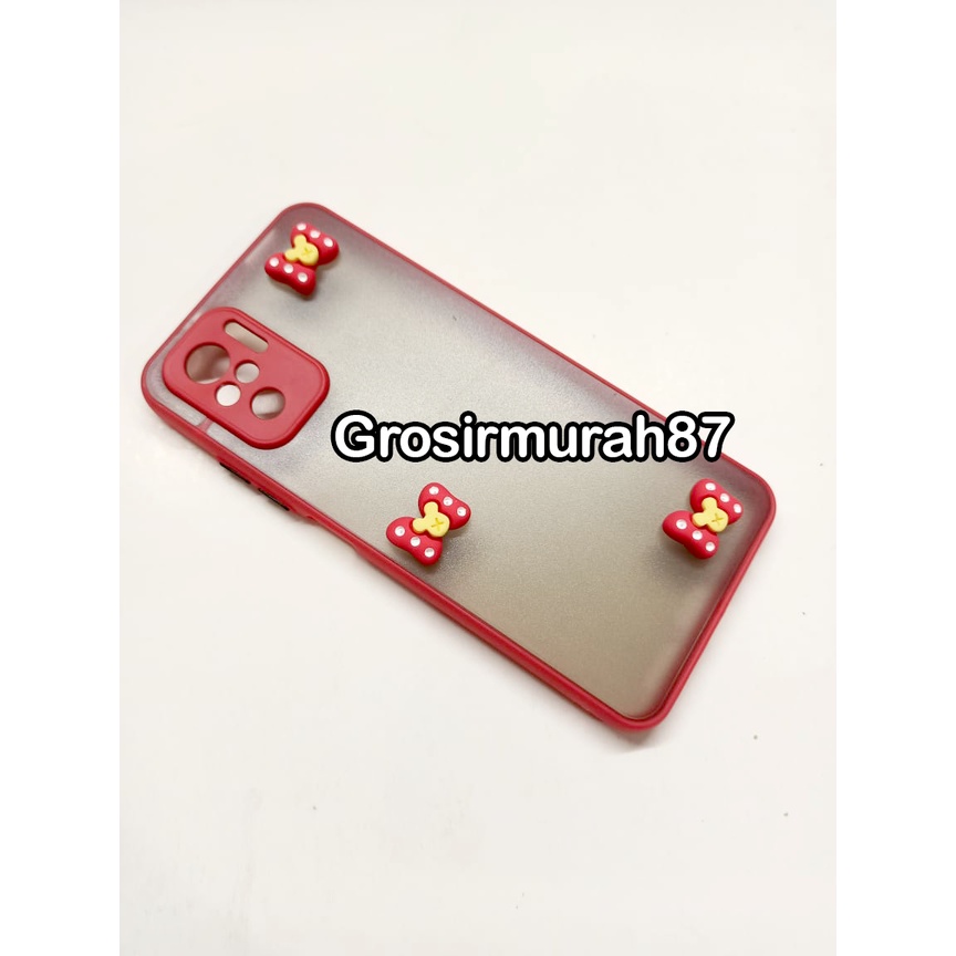 candy macaron softcase case tebal kondom hp Redmi note 10 4G Pink maroon kuning hitam navy