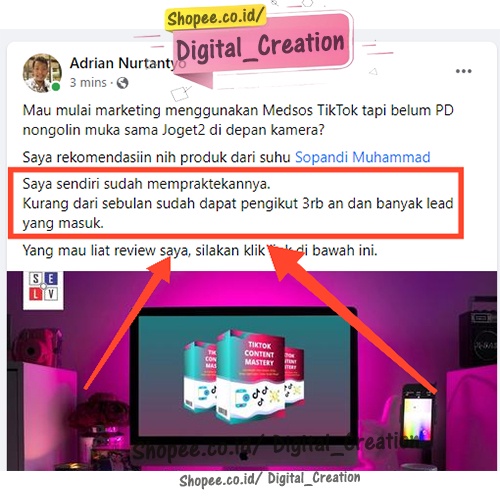 Tiktok Content Mastery Tutorial Untuk Konten Kreator FYP by Ratakan