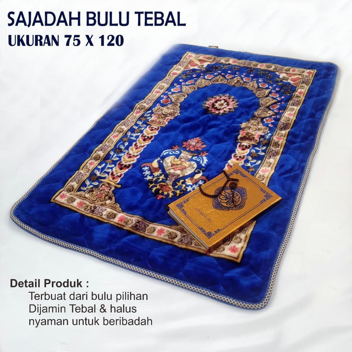 Terbaru Sajadah Tebal  Sajadah Busa Sajadah Anti Slip  Ukuran 75X120 CM - Hijau Murah