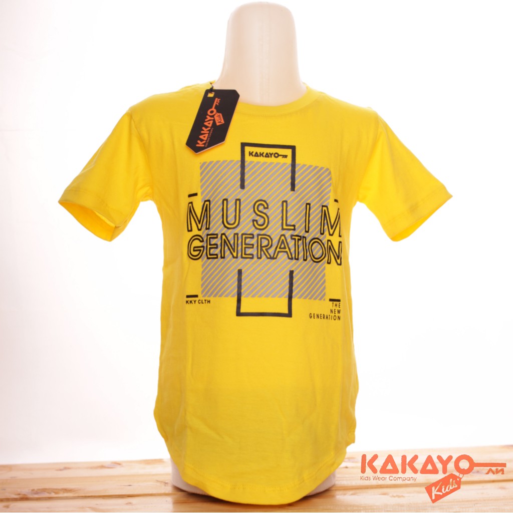 Kakayo Kids  /Kaos Anak laki/kaos Muslim/Atasan/Baju anak cowok/pakaian anak/kids /Bahan Katun 30s