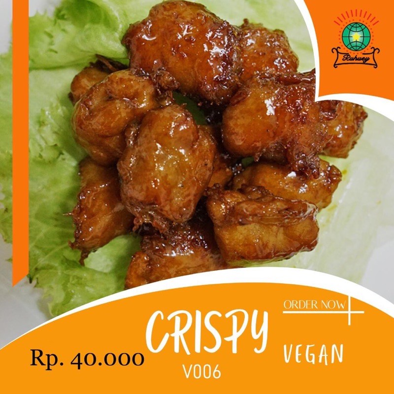 

CRISPY CHICKEN VEGETARIAN (AYAM GORENG VEGETARIAN) 500gr