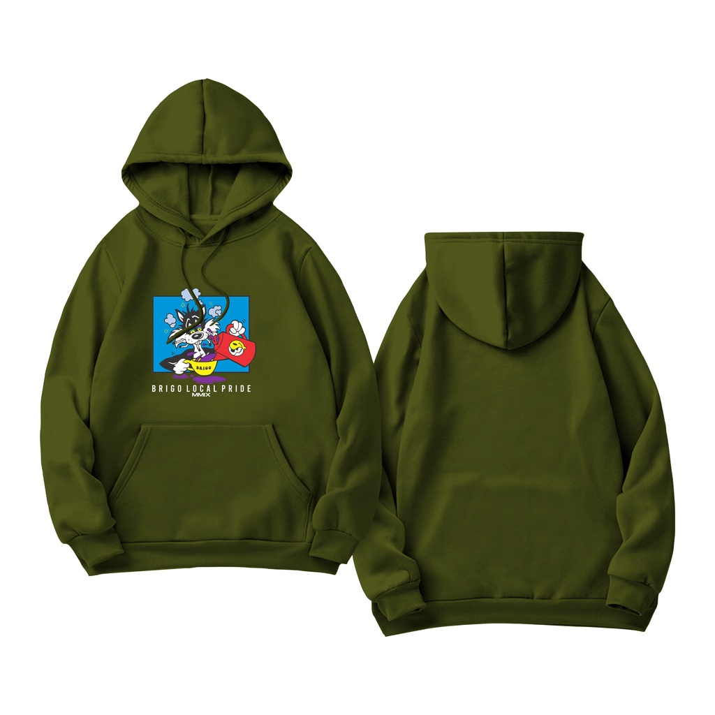 BRIGO Jumper Hoodie Dizzy Cat II Sweater Hoodie BRIGO Sablon DTF Fleece Cotton M-XXL (Pria &amp; Wanita) Free stiker&amp;Gantungan Kunci