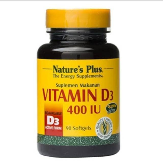 Nature's plus Vit D3 400iu