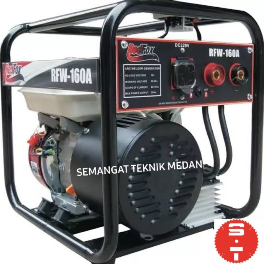 PROMO MURAH  RFW-160A MESIN LAS GENSET LAS GENERATOR 500 WATT 160A REDFOX RFW 160 A