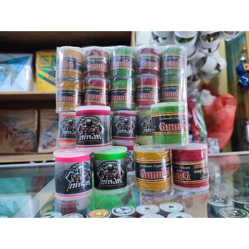 Benang Gelasan Bening Ninja dan Wayang Gunung Aduan Layang-layang