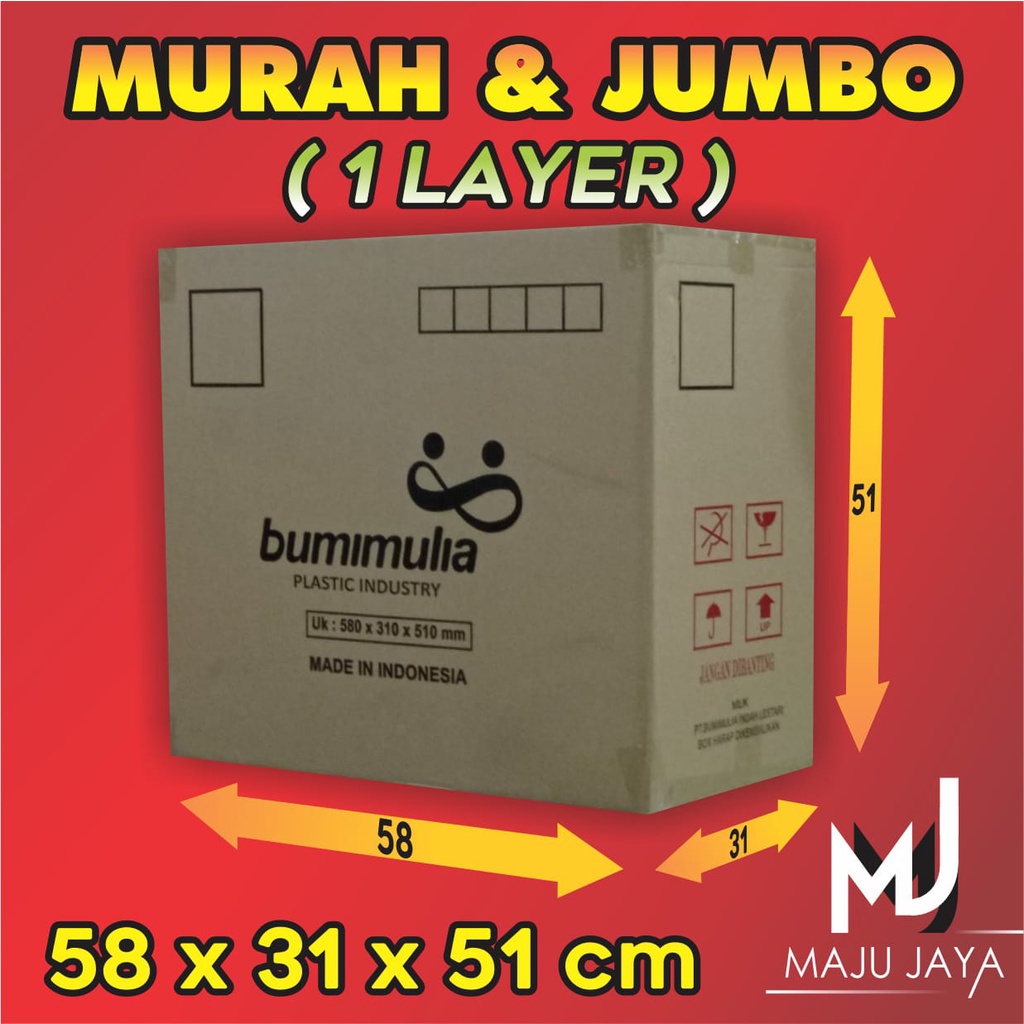 Kardus Bekas Besar Pindahan Kardus Packing Jumbo Besar Kardus Besar Dus Bekas Ukuran 60 x 40 x 40-61x48x49