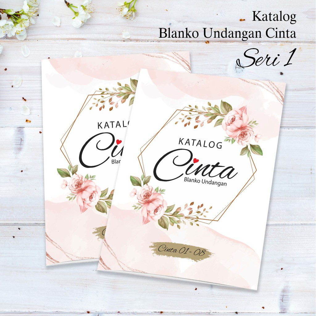 KATALOG UNDANGAN BLANGKO CINTA SERI 1
