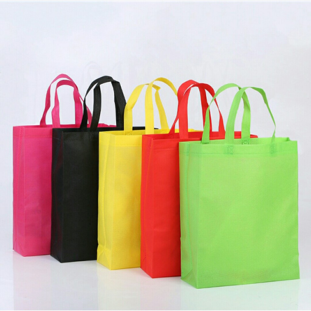 Tote Bag Polos 6Pcs Tas Belanja Tali Panjang