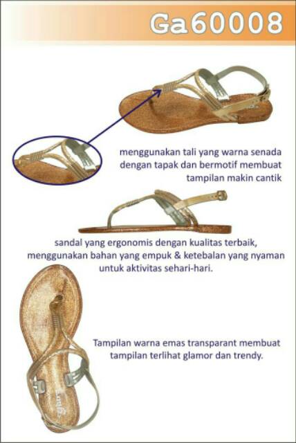 Sandal Glitra 60008