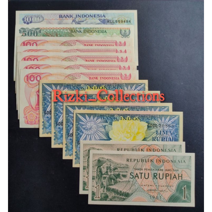 Paket Mahar 2022 Rupiah / Uang Kuno Kertas Indonesia