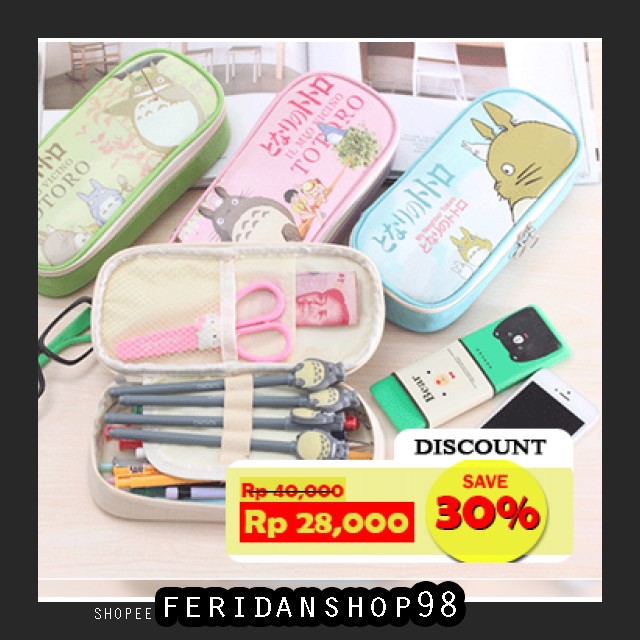 

BT487 TEMPAT PENSIL JUMBO BEST TOTORO BY FERIDANSHOP98