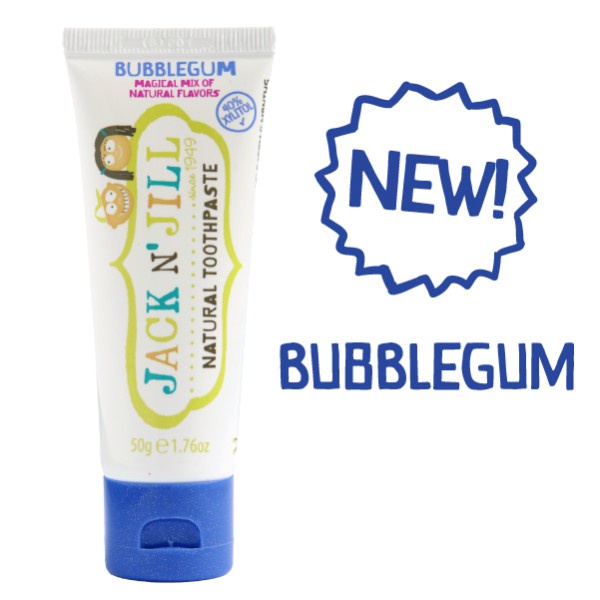 Jack N' Jill Natural Toothpaste Organic Bubblegum 50g