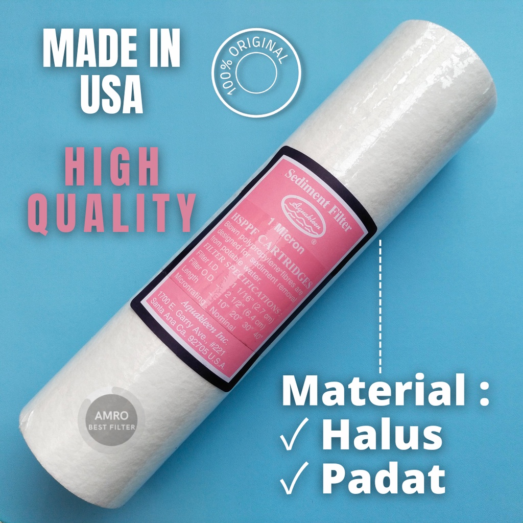 Jual Spon Filter Air / Sediment Filter / Cartridge merk Aquakleen 01