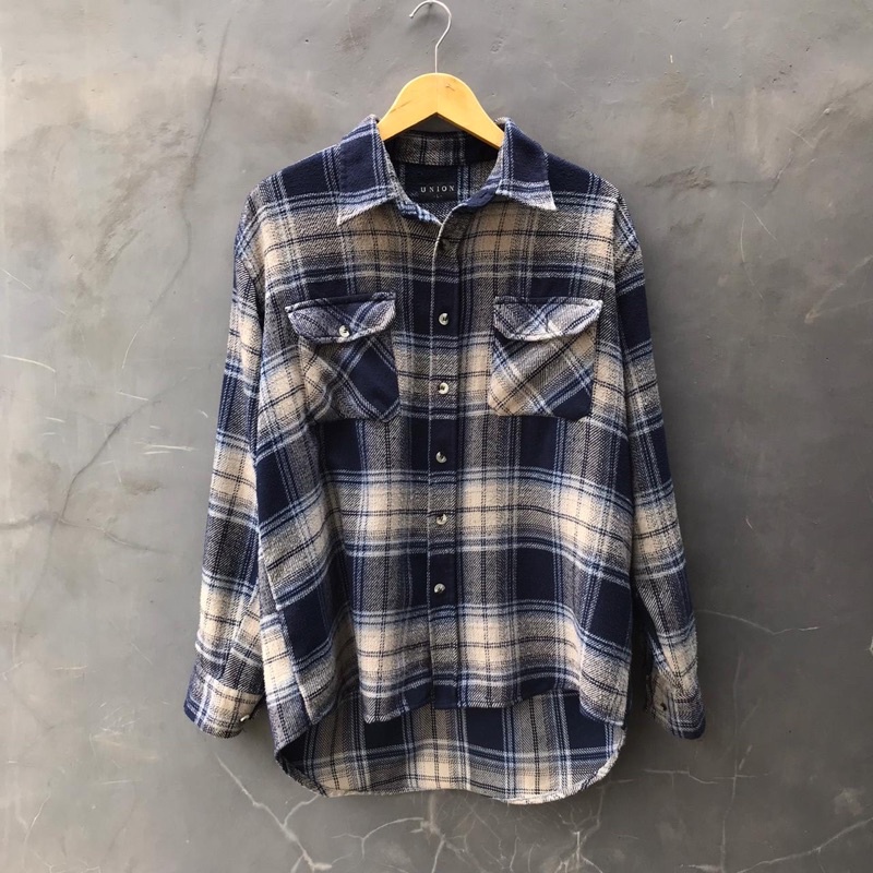 UNION Flannel Veterano Plaid wool