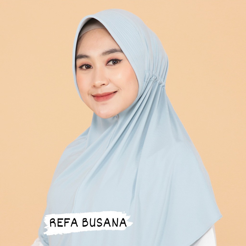 Jilbab Instan Kerudung Instan Jilbab Bergo Jersey Premium Sarah-1