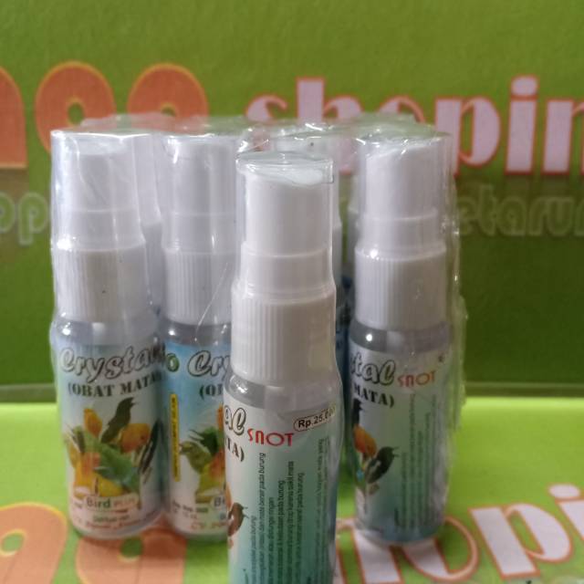 bio snot crystal spray obat mata semua burung lovebird muray kucing anjing bmw