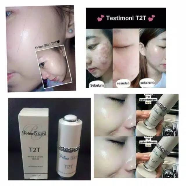 T2T Serum HWI 100% Original serum wajah herbal alami (aman)