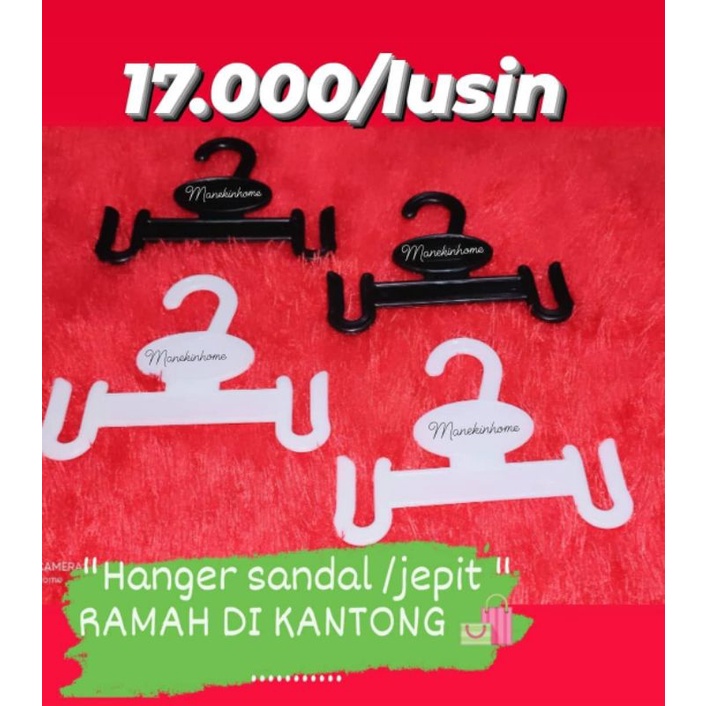 Hanger sendal jepit/Hanger sandal/Hanger flat shoes sandal sepatu