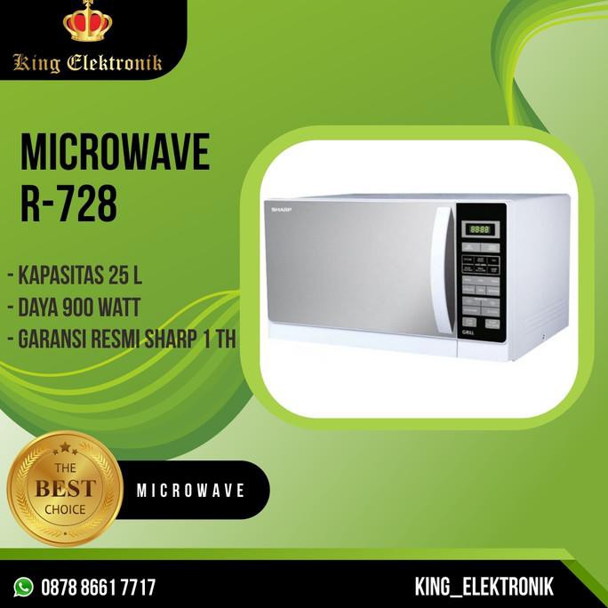 Microwave Oven Sharp R 728 / Microwave sharp - Hitam