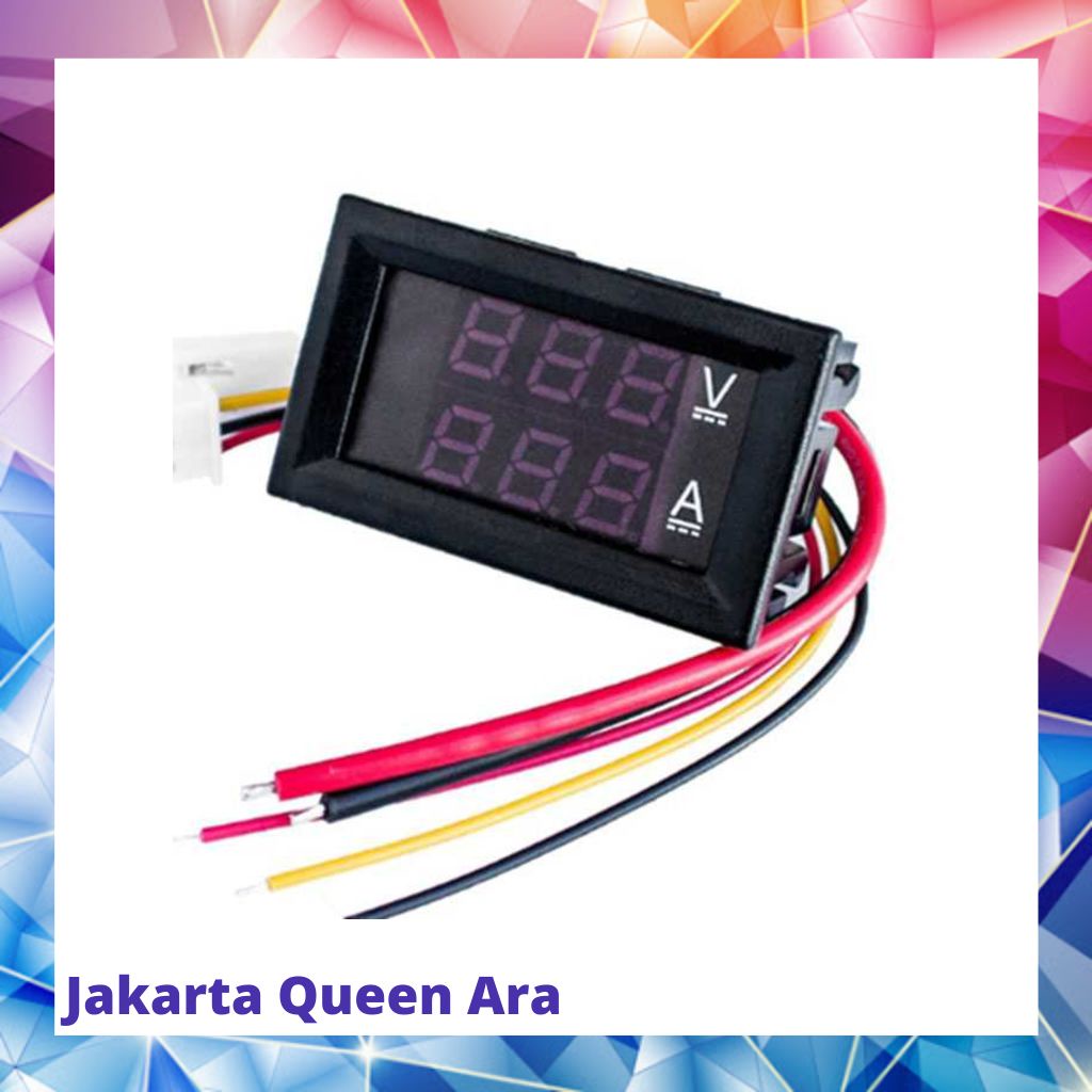 Alat Pengukur Listrik Voltmeter Ammeter LED - GN-011