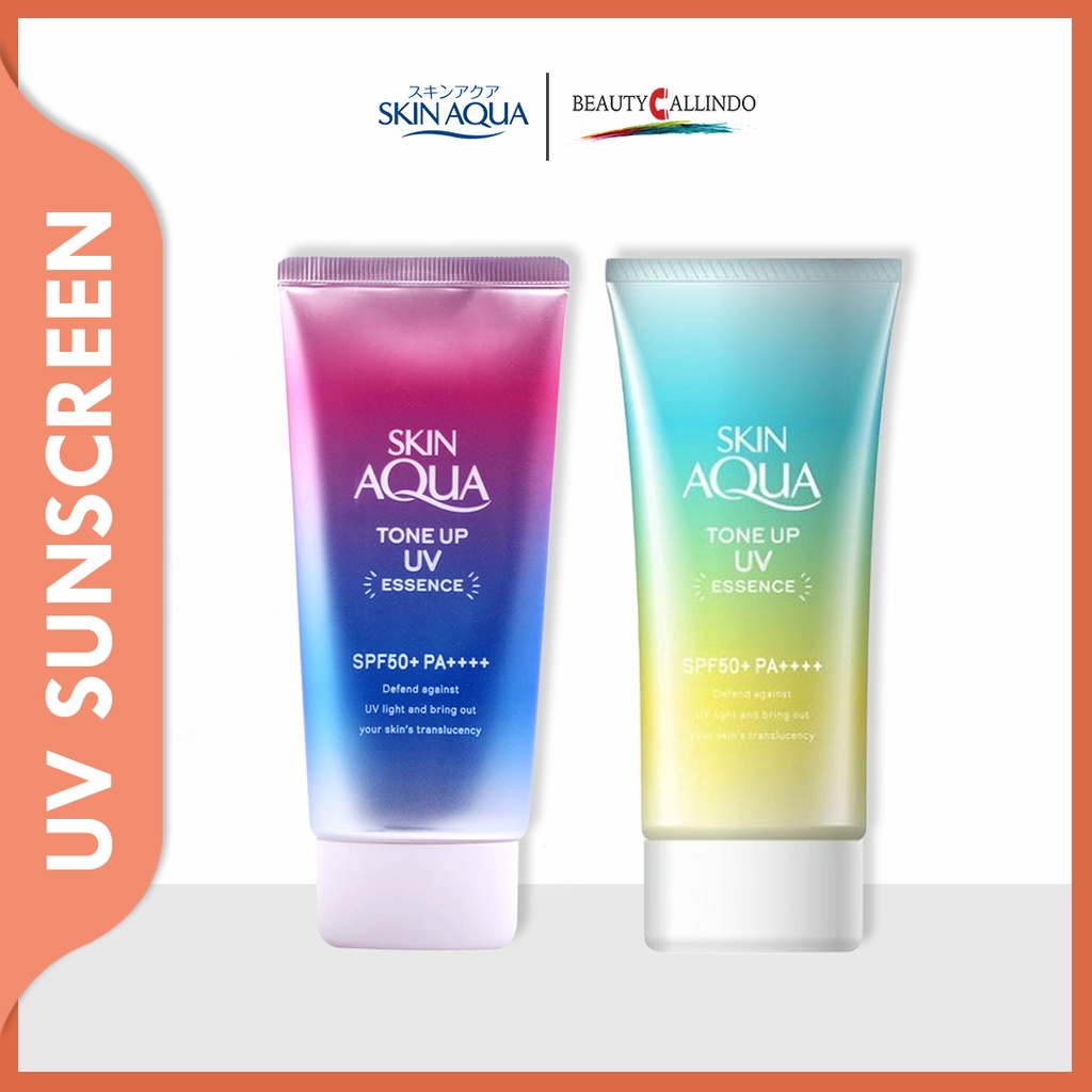 Skin Aqua Tone Up Essence SPF 50+ PA++++ Sunscreen 80ml