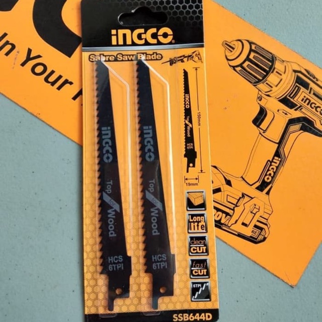 Mata Gergaji Potong Kayu Reciprocating Saw INGCO