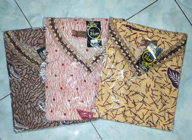 Daster Batik Jumbo - Motif Daun - Batik Pekalongan