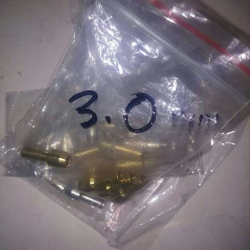 collet chuck mini for mini drill/bor cuner/bor tuner, 3.0mm, shank/batang 4.3mm
