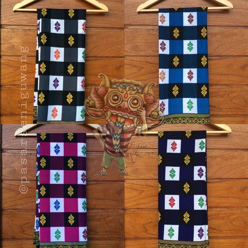 SARUNG KOTAK JADI BALI PRIA DEWASA