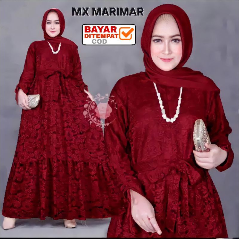 INV - GAMIS MARIMAR / FULL BRUKAT / MAXI MARIMAR / TERBARU / XL / MUSLIM