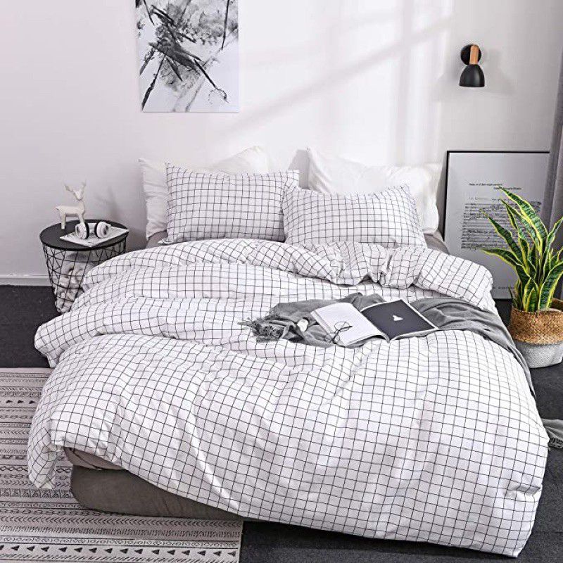 SPREI SET Bisa COD/bayar ditempat/Gratis Ongkir | SPREI KOTAK SEPRAI HOMEMADE SEPREI MOTIF POLOS EMBOS 120,160,180 (2sarban+2sargul) || SEPREI ANTI GESER Katun Premium  / Sprei Single Aesthetic Monochrome kotak hitam dan kotak putih Sprei sudut karet