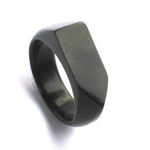 Ring Cincin Natural Giok Black Jade WE