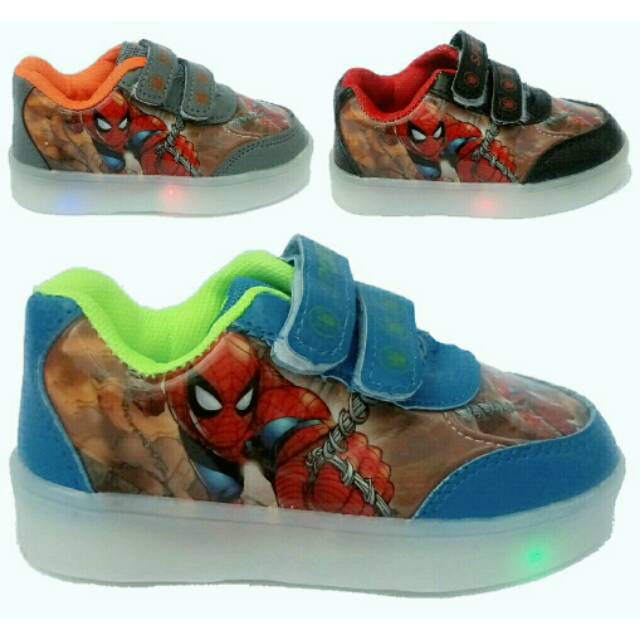 Sepatu Spiderman Led