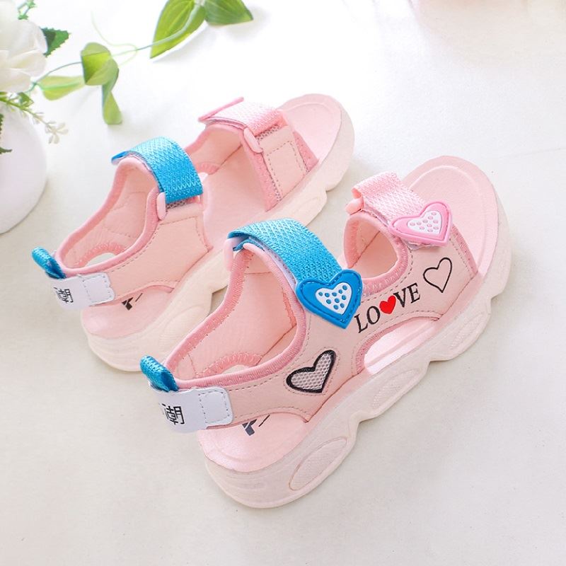 JSK806-pink Sandal Gunung Anak Cewek Cantik Import