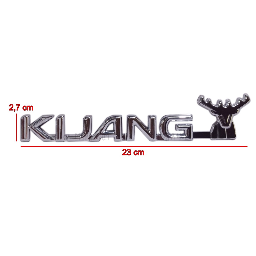 Emblem Logo Mobil Kijang New Kijang Kapsul LGX LSX Kepala Chrome