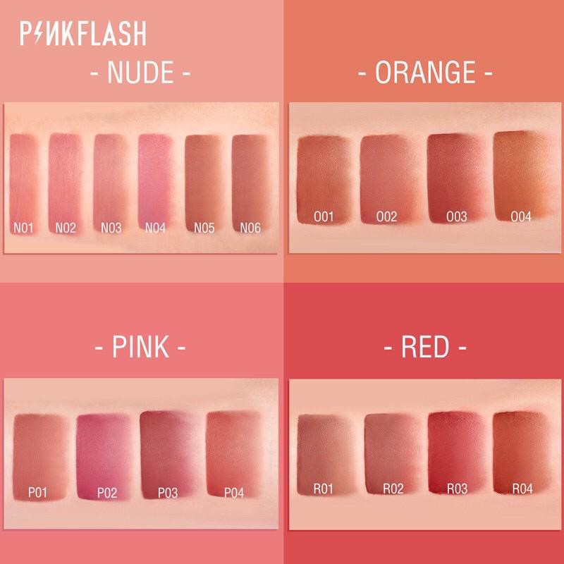 PINKFLASH LASTING MATTE LIP CREAM PF-L01