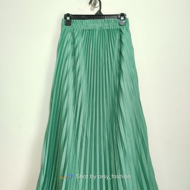 [BISA COD] ROK Plisket lipit Besar 95 cm /plate skirt murah /Rok Plisket premium