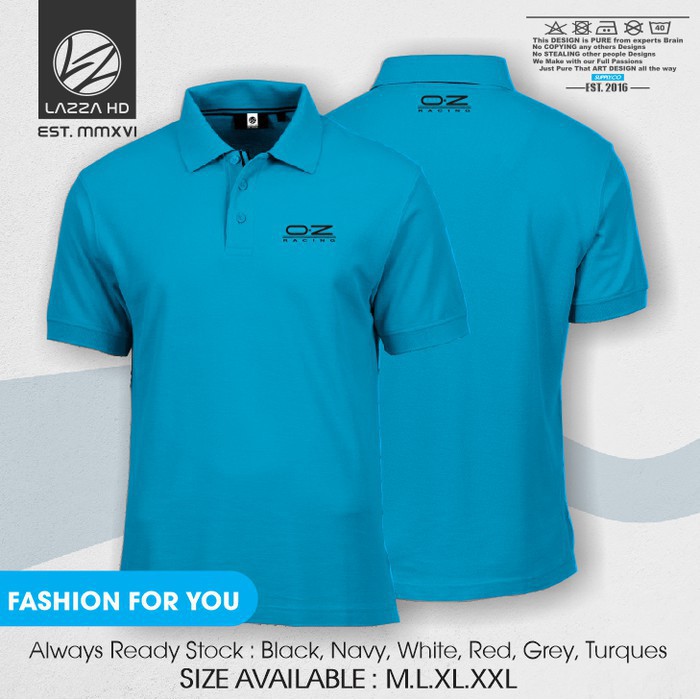 original kapake concept Poloshirt Polo Kaos OZ RACING Kerah Terlaris concept -mitra