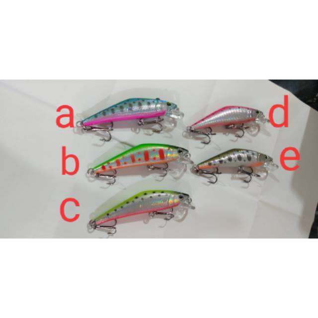 Lure minnow Lp mirip exodus kraken 6.3cm/5grm