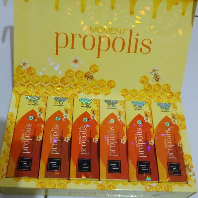 Propolis T-moment nano mint kemasan terbaru