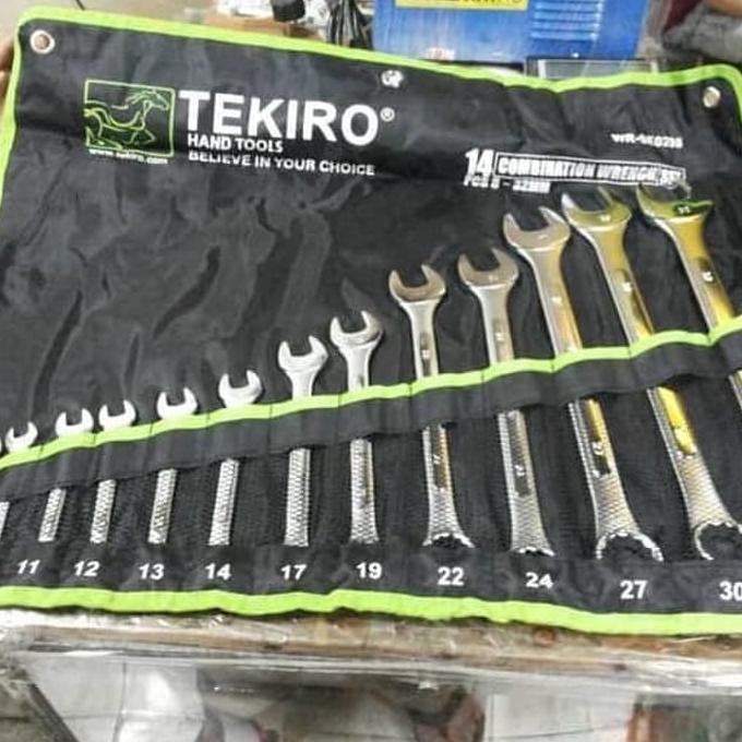 Kunci Ring Pas Tekiro Set 14 Pcs Combination Wrench Tekiro 14Pcs Keren